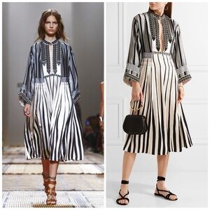 Etro Handmade Embroidered Silk Dress Size Large​